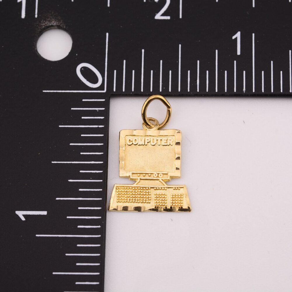 10KT Computer Pendant - Picture 10 of 10